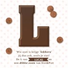 sinterklaas chocoladeletter L
